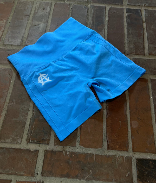 Absolute Anarchy Women’s gym shorts (Miami Blue)