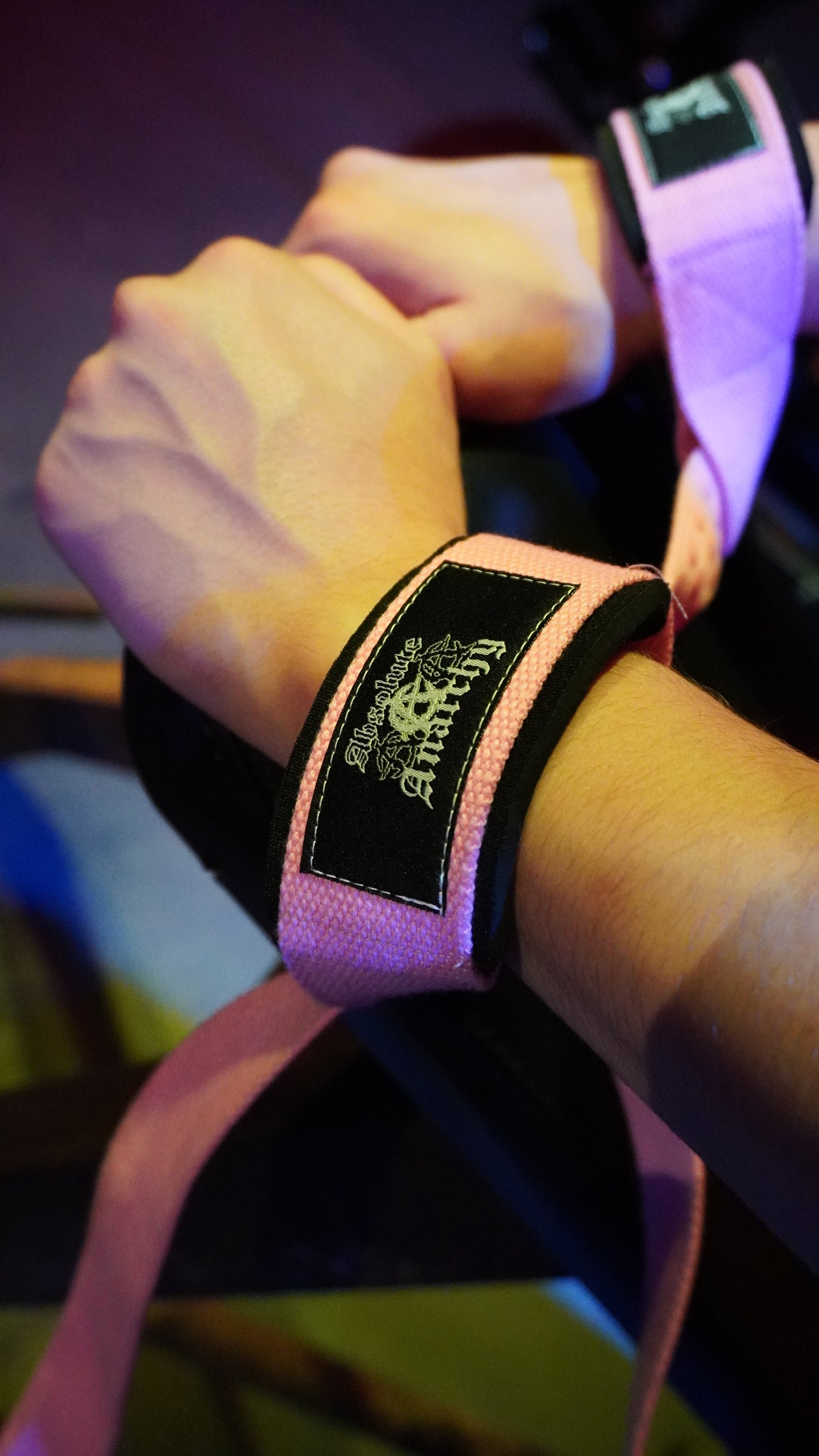 Absolute Anarchy Lifting Straps (Pink)